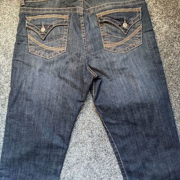 Common Genes Cropped Denim Jeans women's 12 - Picture 3 of 5